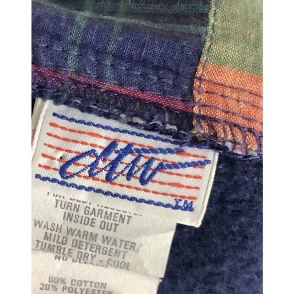 Vintage Durango Threadworks Womens Sz XL Big Letter Spell Out Sweatshirt Blue - Picture 7 of 8